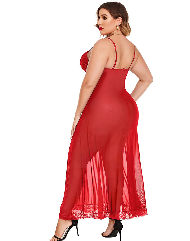 Plus Size Best You Ever Had Lace Sleep Gown