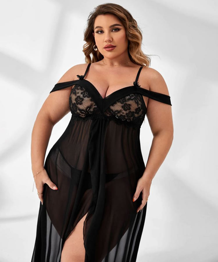 Plus Size Can't Let You Go Maxi Gown