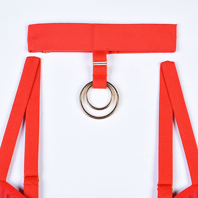 Body Talk Lace 3 Piece Garter Set