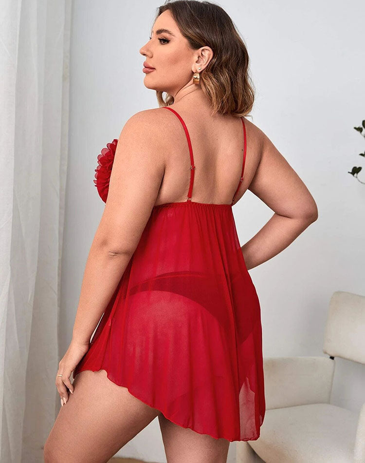 Plus Size Bold Babe Chemise Set