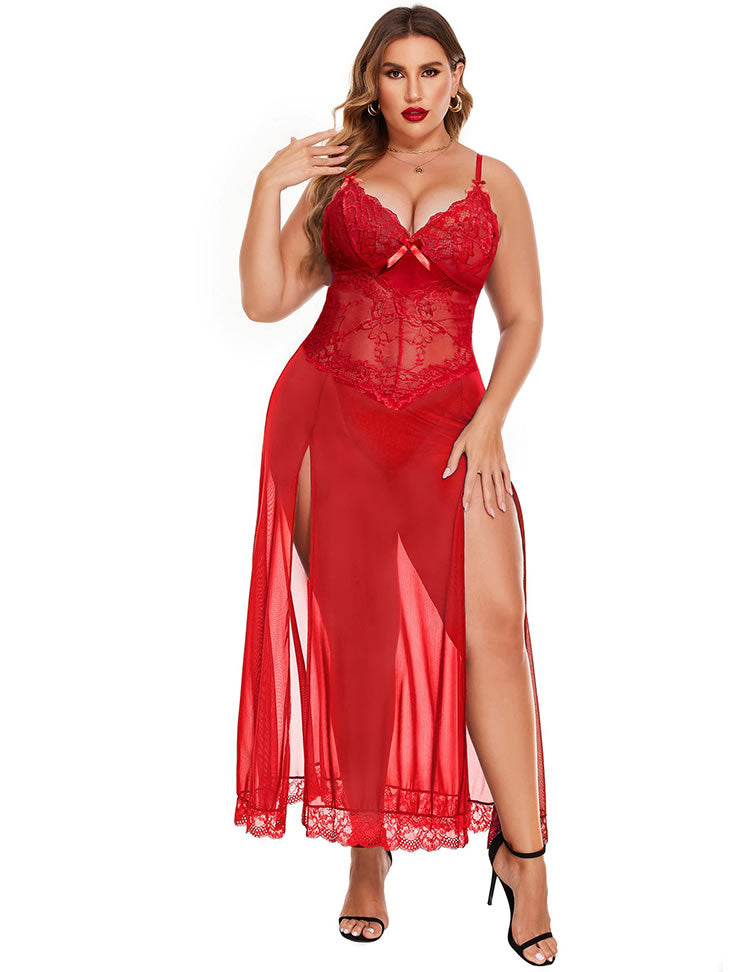 Plus Size Best You Ever Had Lace Sleep Gown