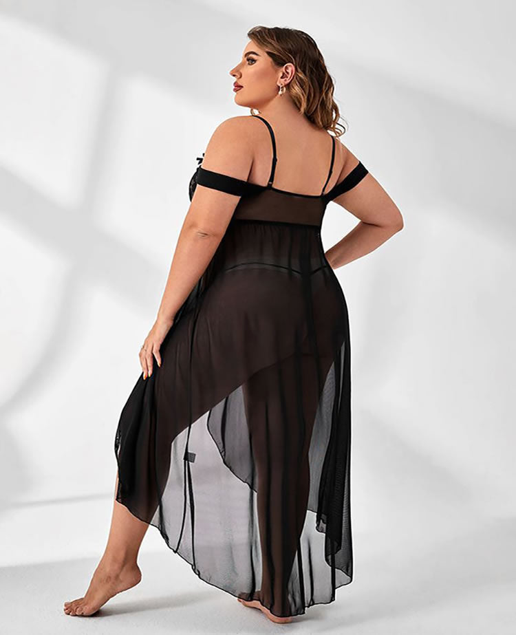 Plus Size Can't Let You Go Maxi Gown