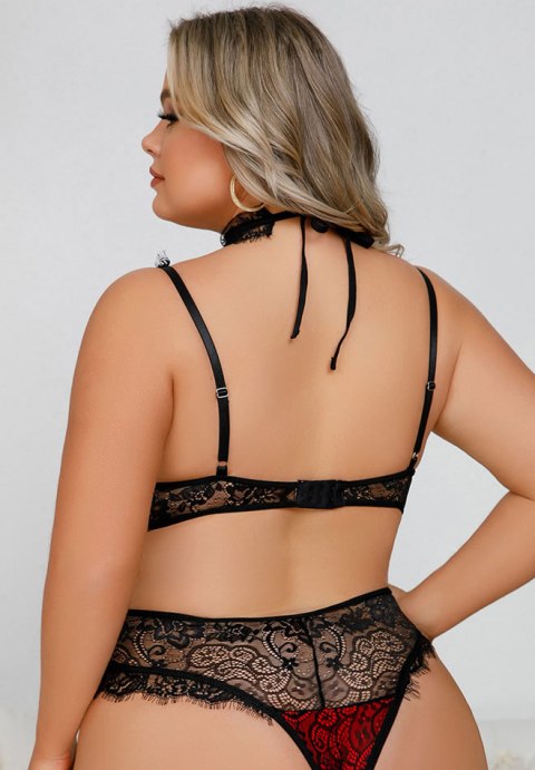 Plus Size Simply Stunning Low Plunge Teddy