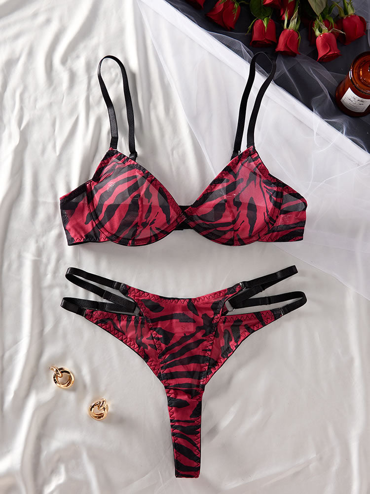 Wild Desires Mesh Panty 2 Piece Set