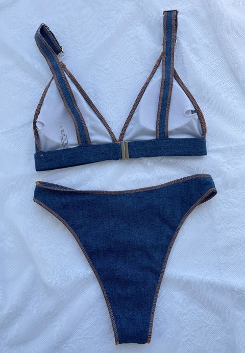 Denim Dreamin' 2 Piece Bikini - Late Night Lingerie