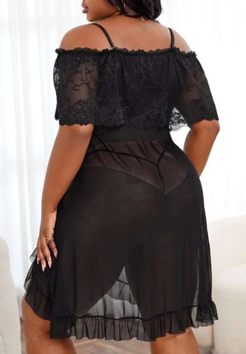 Plus Size Sensual Tease Chemise Set