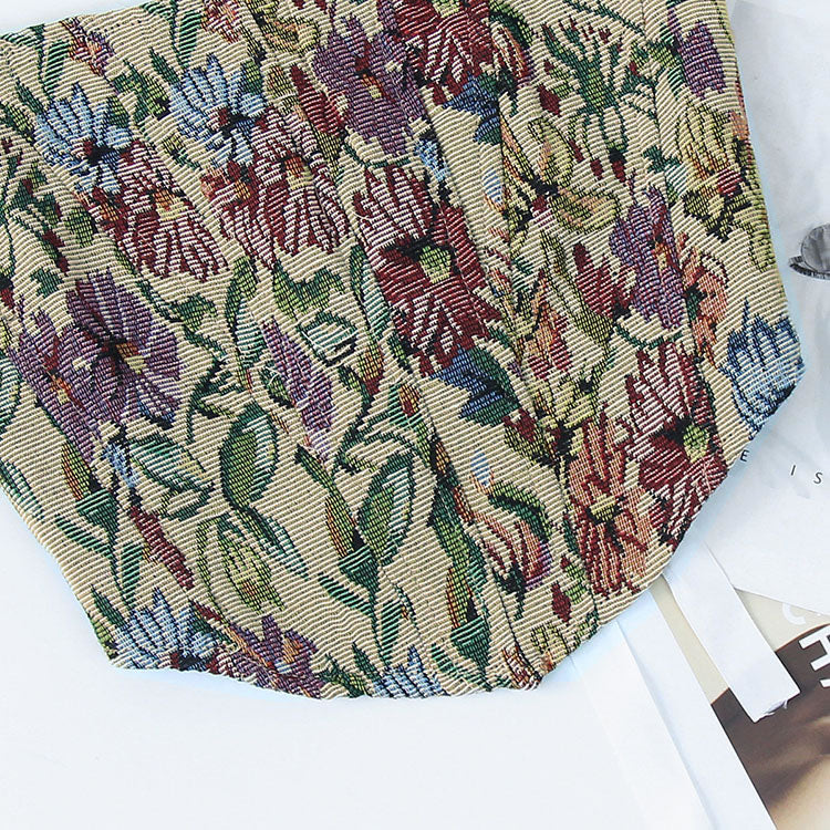 Romantic Floral Corset Top