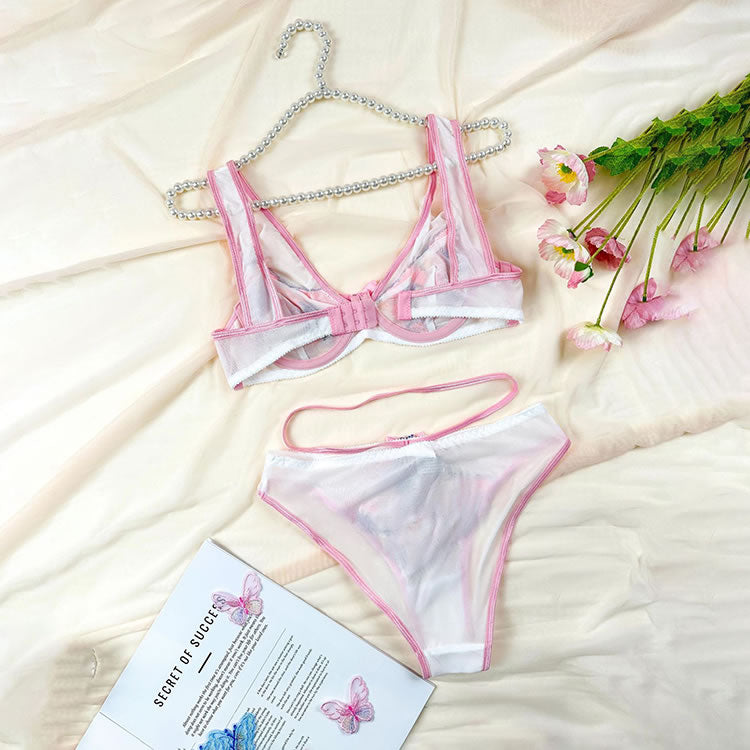 Plus Size All Eyes on You Bra Set