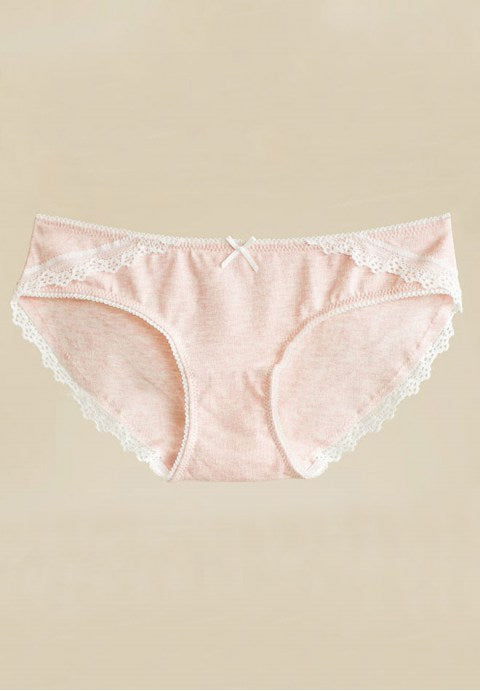 Cute Style Lace Trim Panty