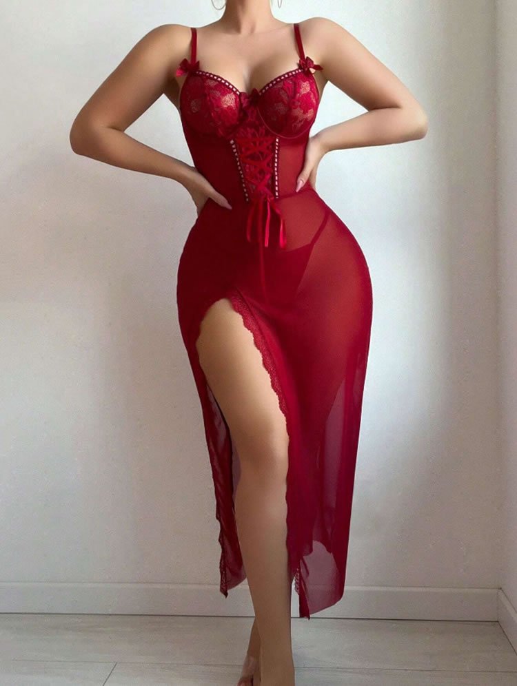 Luring Delight Lingerie Gown - Late Night Lingerie
