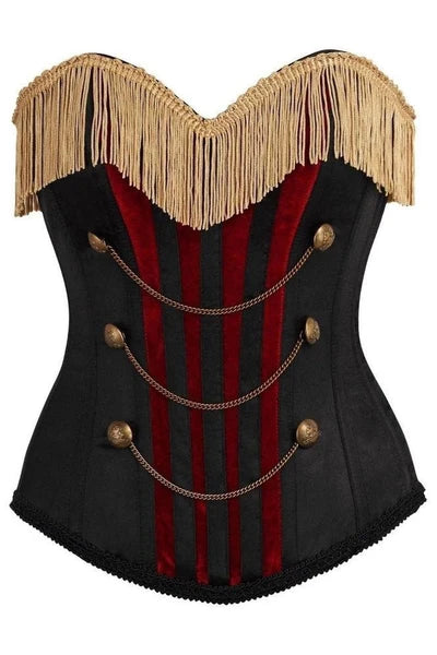 Top Drawer Midnight Ringmaster Steel Boned Corset