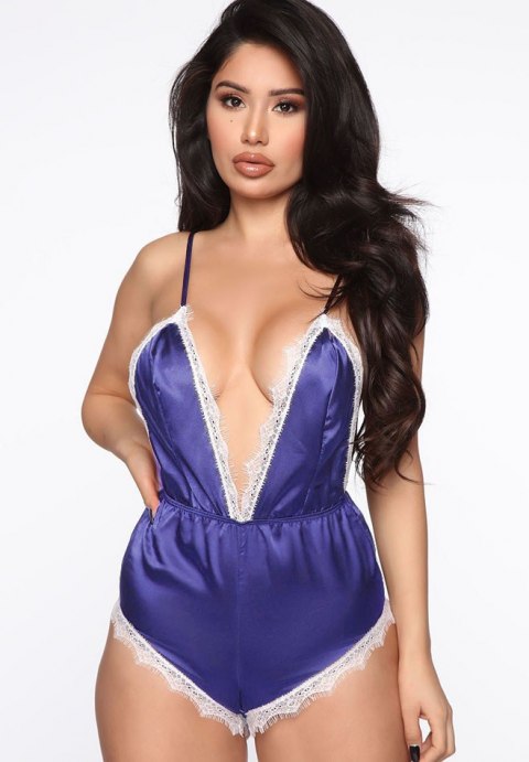 Arabella Satin and Lace Teddy