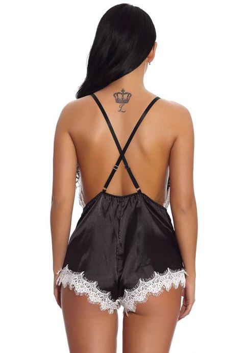 Arabella Satin and Lace Teddy