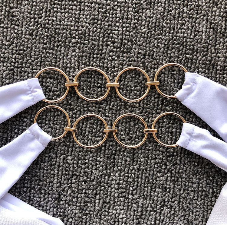 Embellished Bandeau Bikini Set