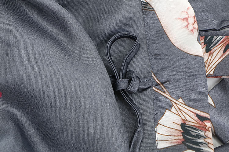 Bedroom Eyes Satin Robe