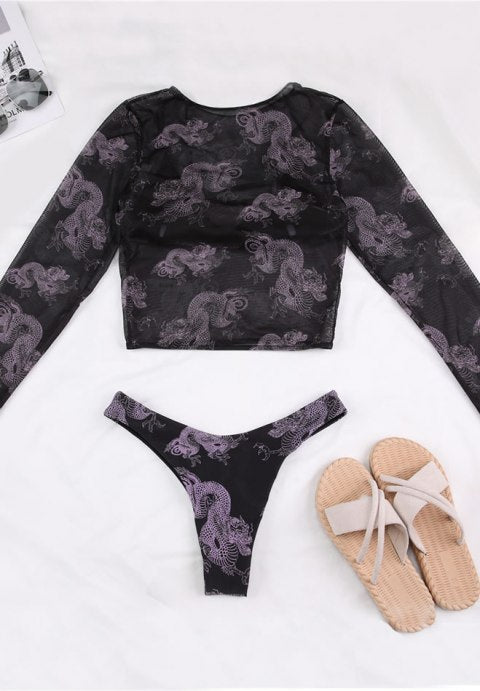 Vacation Drip 3 Piece Bikini Set