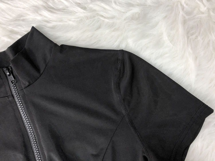 Plus Plain High Waist Bikini Set