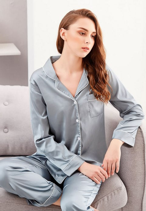 Satin Pajama Pant Set