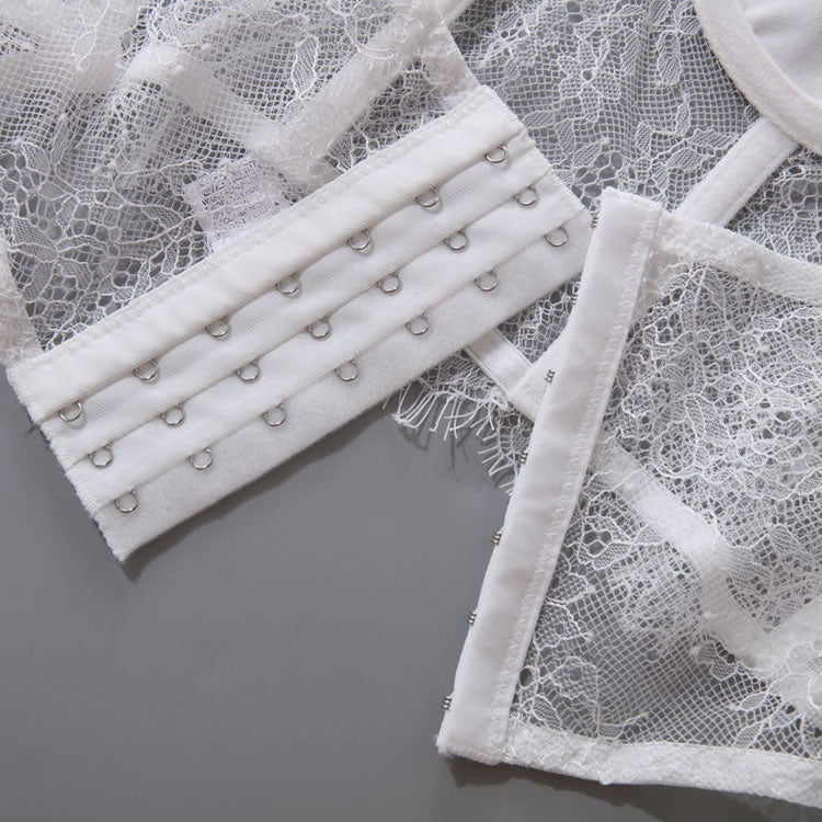 Lashes For Lace Longline Bra Set