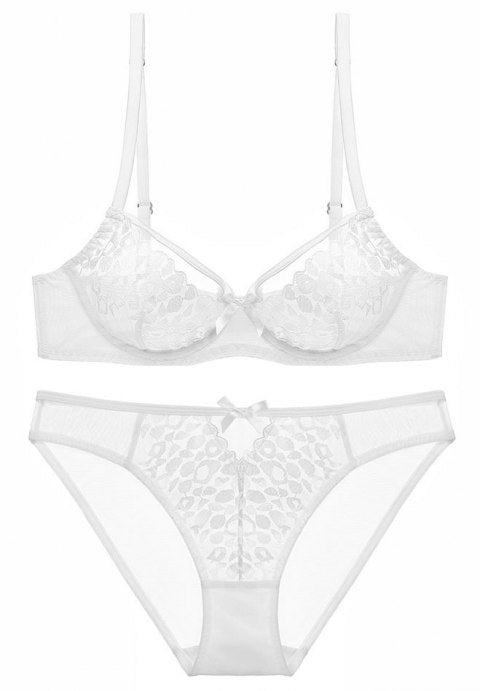 Strappy Leopard Bralette Set