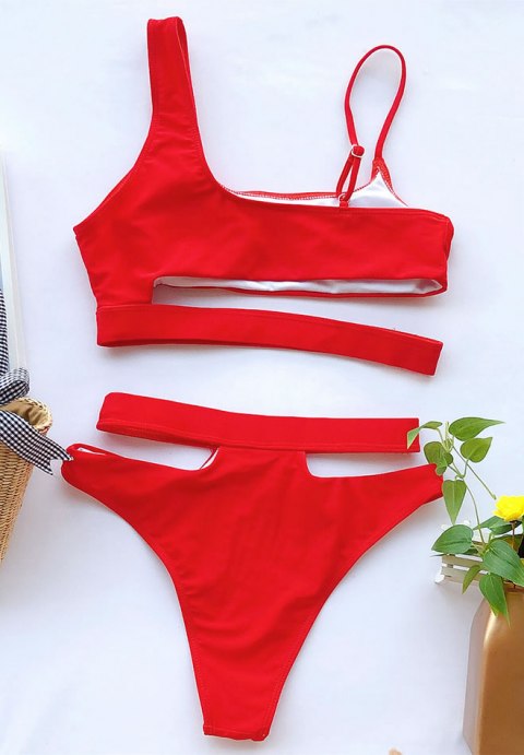 Cut-out Detail Bikini Swimsuit