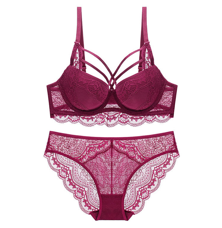 All Crossed Up Bra Set