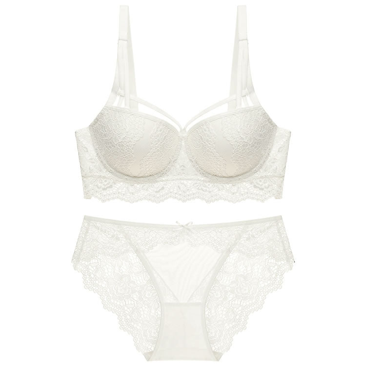 Sexy Lace Underwire Push Up Bra Set