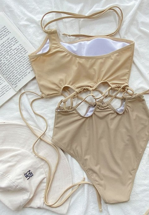 Sunrise Selfies Strappy One Piece Swimsuit