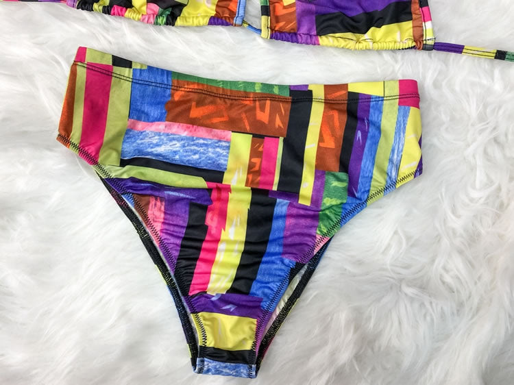 Plus Size Laced Bikini Set