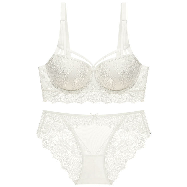 Sexy Lace Underwire Push Up Bra Set - Late Night Lingerie