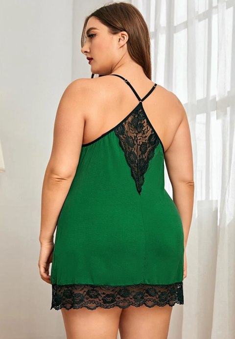 Plus Size Olivia Lace Trim Nightgown