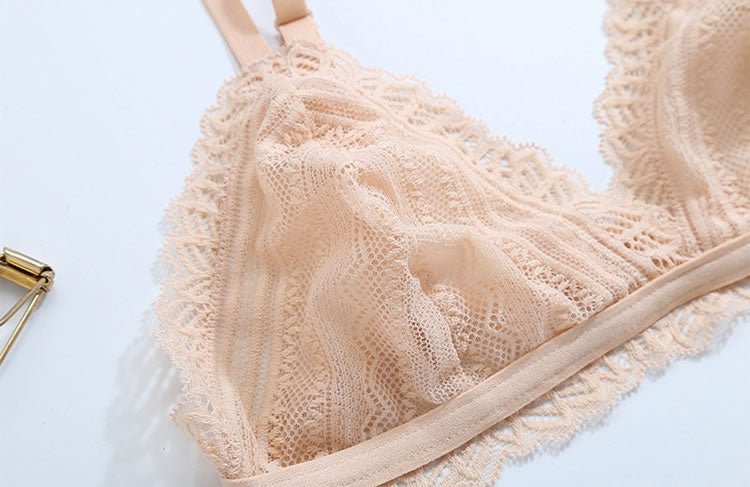 Triangle Lace Bralette Set - Late Night Lingerie