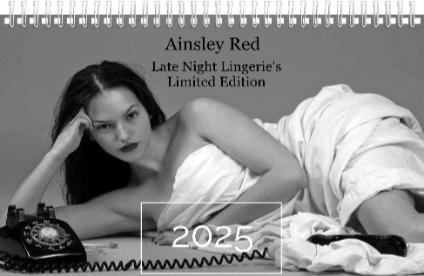 2025 Ainsley Red Limited Edition Calendar - Late Night Lingerie