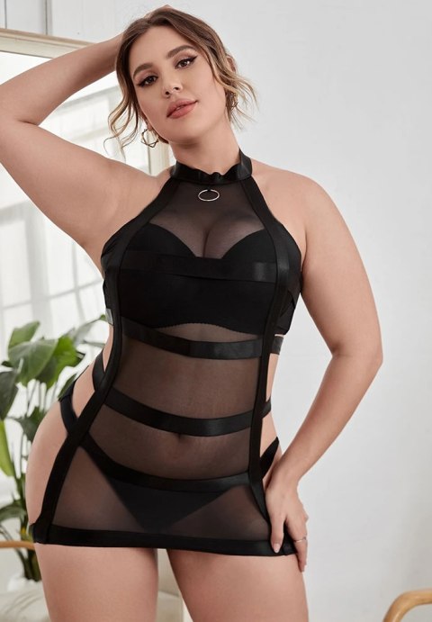 Plus Size Promise To Be True Babydoll Set