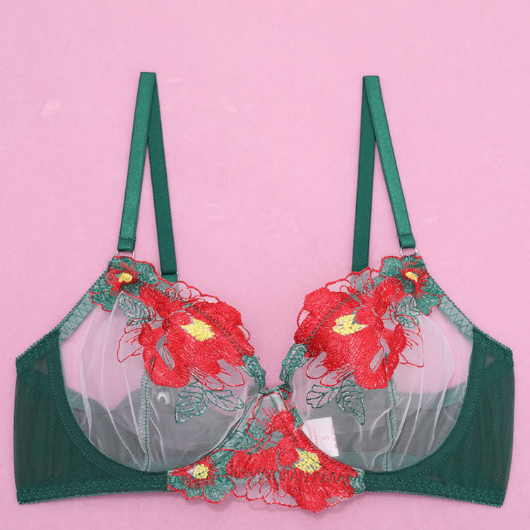 Garden Party Bra and Garter Set