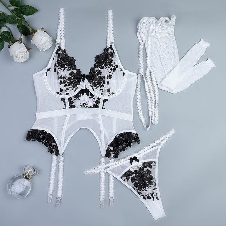 Hidden Talent 3 Piece Garter Set