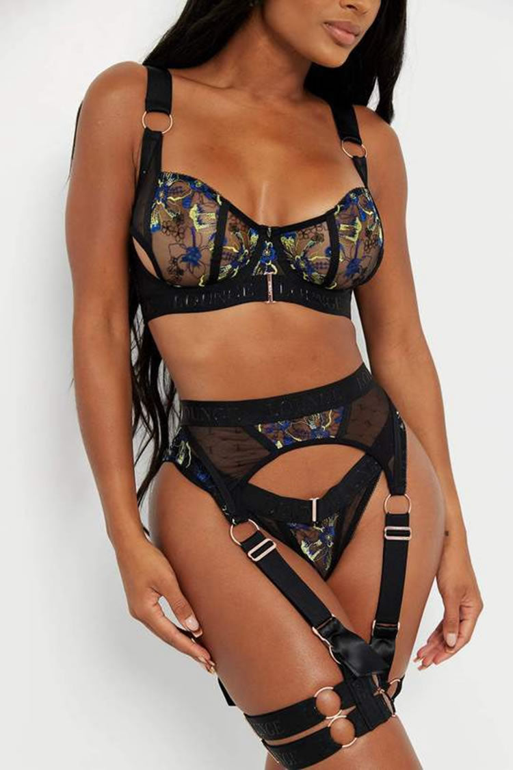 Dominate The Night Bra Set