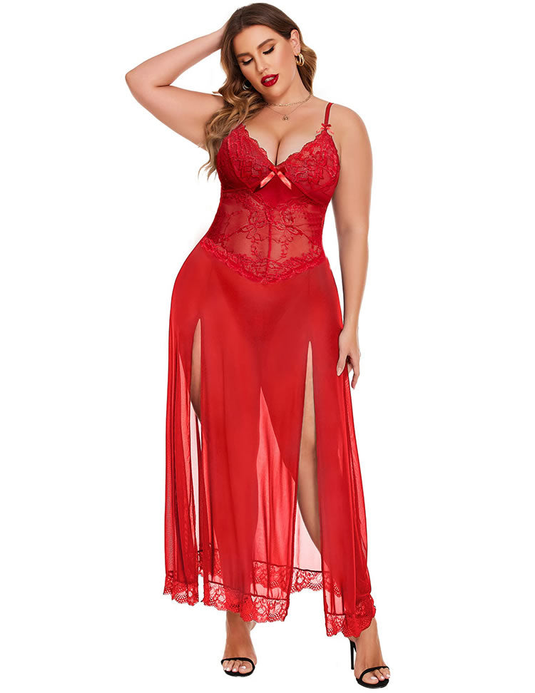 Plus Size Best You Ever Had Lace Sleep Gown