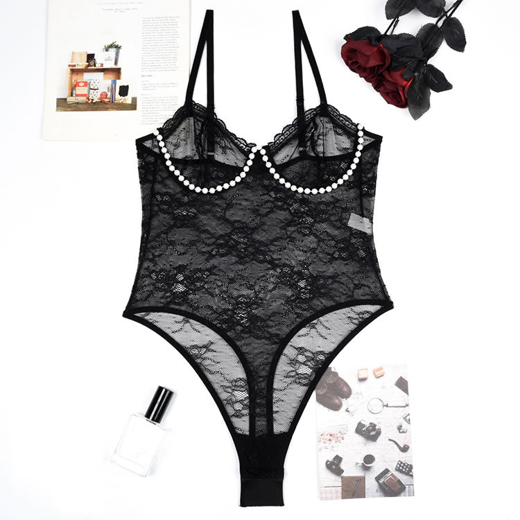 Pearl Lace Teddy