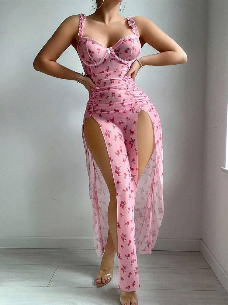Garden of Love Mesh Night Gown