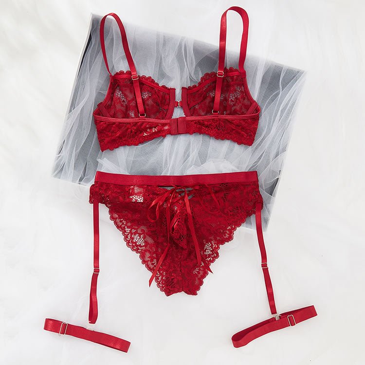 All Yours Lace 3 Piece Set - Late Night Lingerie