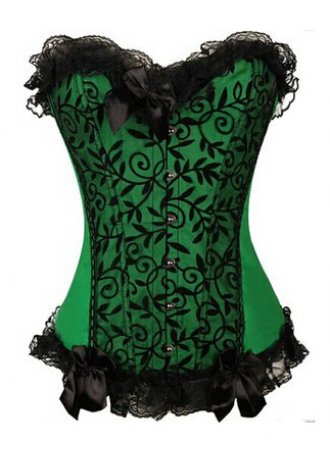 Floral Lace Overbust Corset