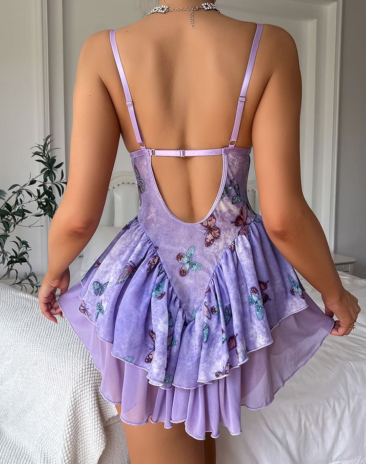 Graceful Butterfly Babydoll - Late Night Lingerie