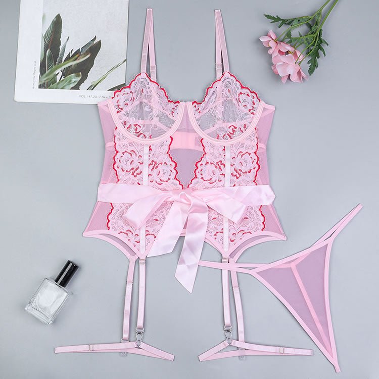 Hot Take Bustier Set - Late Night Lingerie