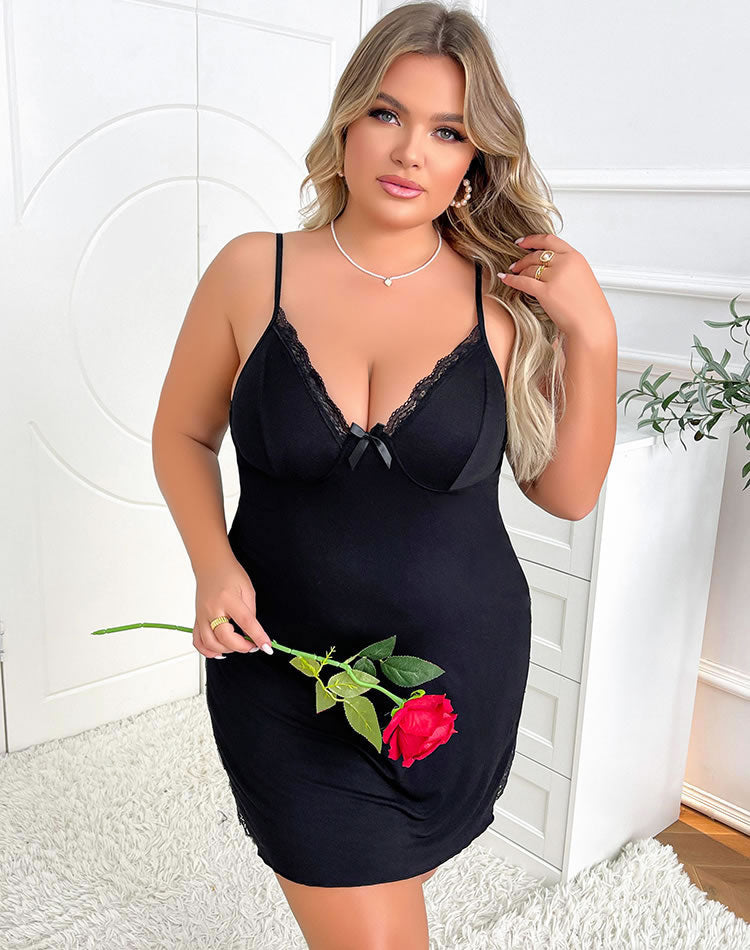 Plus Size Hot And Unbothered Chemise