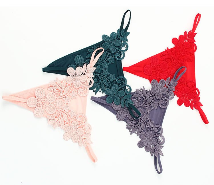 Keep Me In Love Lace Thong Panty - Late Night Lingerie