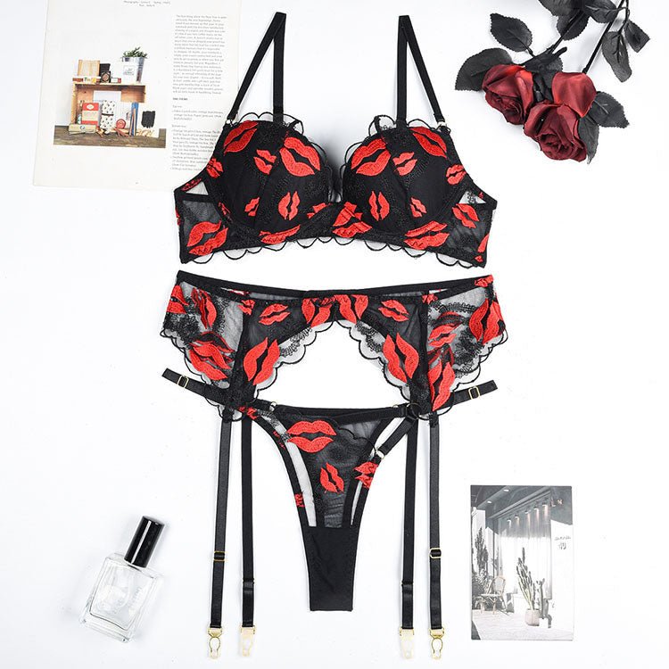 Kiss and Tell Bra Set - Late Night Lingerie