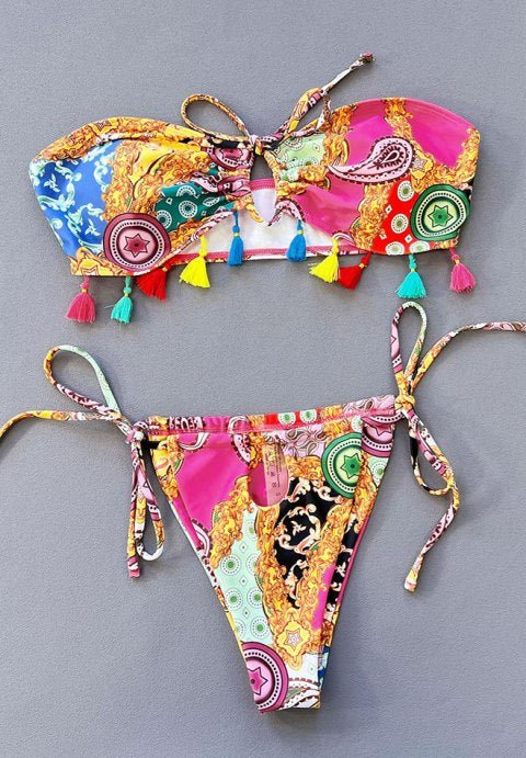 Lucy Bandeau 2 Piece Bikini - Late Night Lingerie
