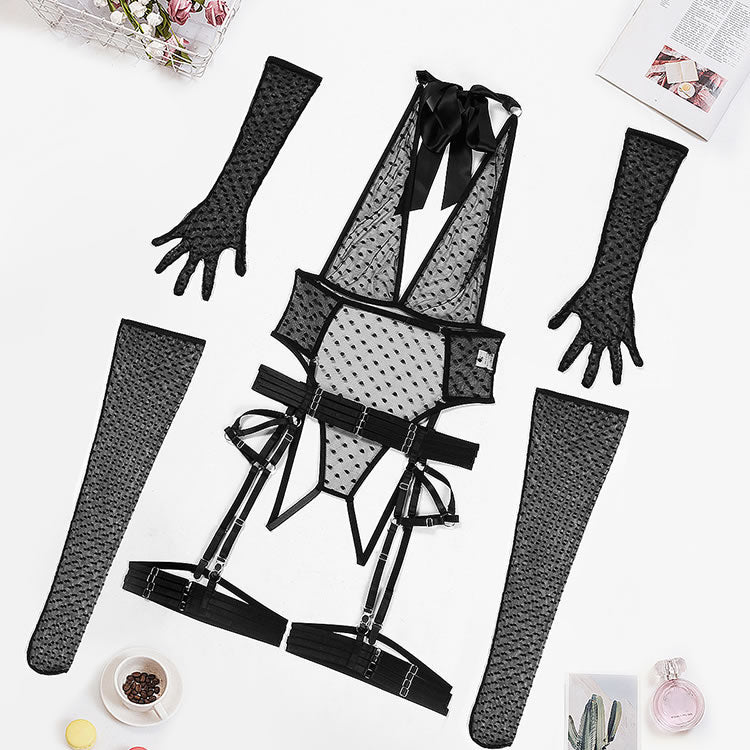No Love Just Lust Mesh Teddy - Late Night Lingerie