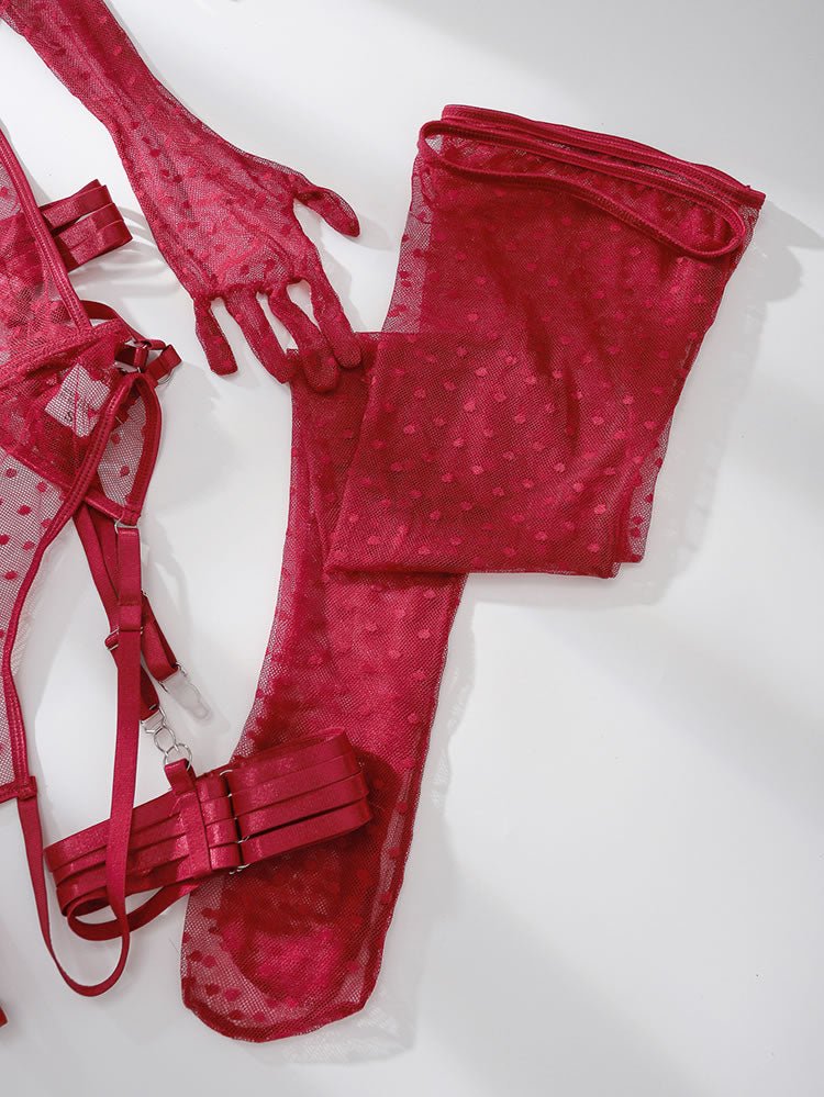 No Love Just Lust Mesh Teddy - Late Night Lingerie